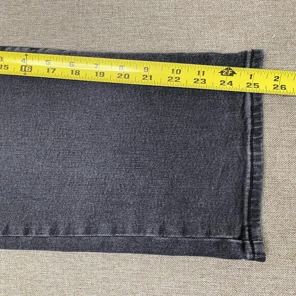 Levi's Ribcage Straight Ankle Denim Jeans Women's 27 High Rise Gray Casual Pants - Picture 12 of 14